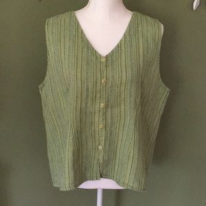FLAX Linen Sleeveless Top